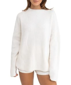 Rhythm Classic Knit Jumper Shirt - Women's