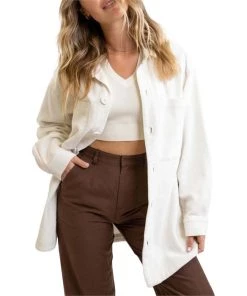 Rhythm Corduroy Oversized Shacket - Women's
