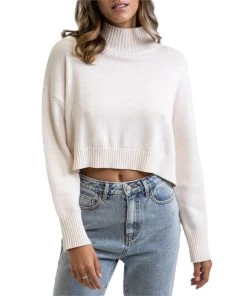 Rhythm Day Dream High Neck Knit Top - Women's