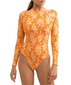 Rhythm Serene Long-Sleeve One-Piece Swimsuit - Women's