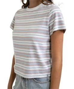 Rhythm Sorbet Striped T-Shirt - Women's -Deals Rhythm Store rhythm sorbet striped t shirt women s 3