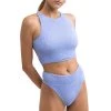 Rhythm Wave Break Cross Back Top - Women's